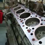 Motor con los pistones montados del Proyecto A 102